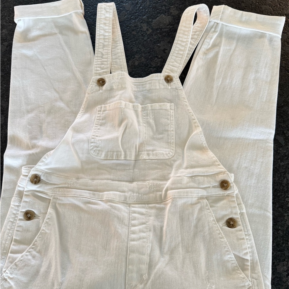Pilcro White Women's Denim Overalls size 28